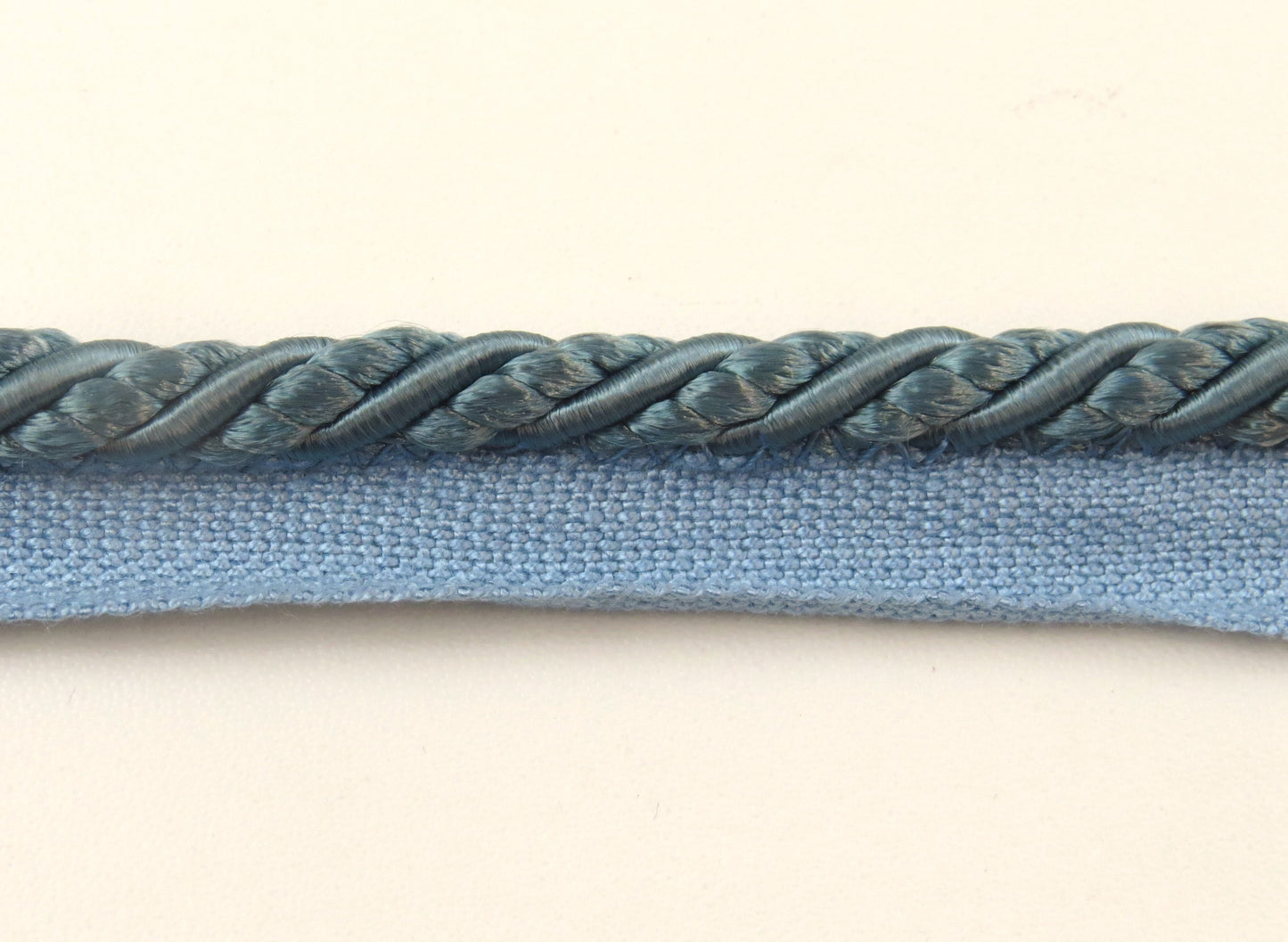 Upholstery Flanged Cord - Blue - Soft Options upholstery trim
