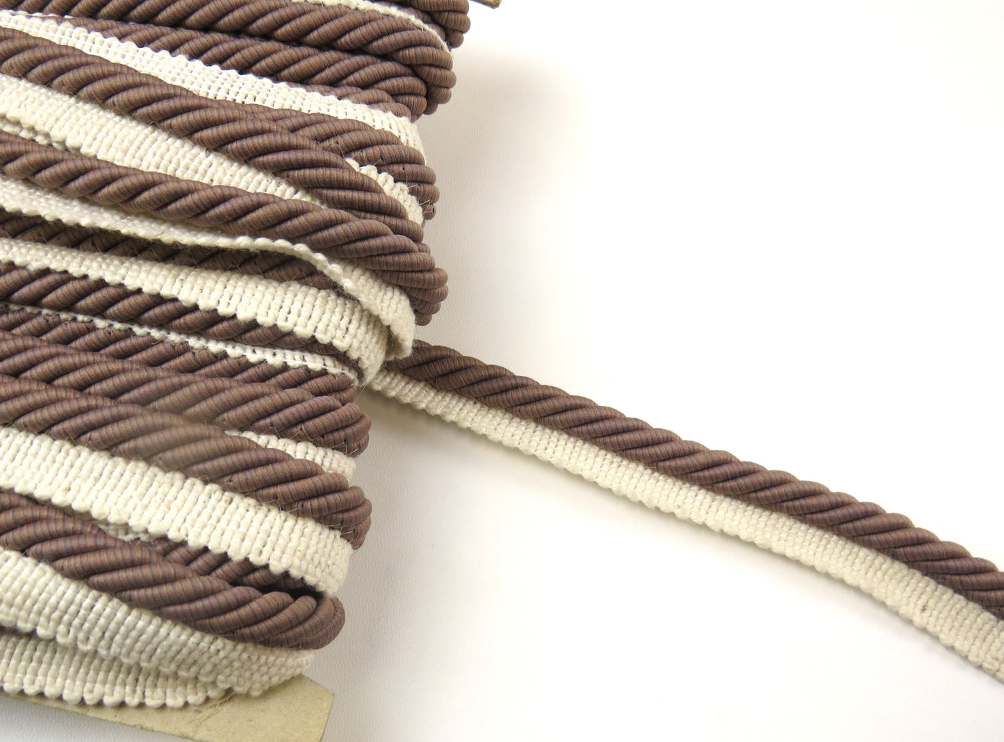 Upholstery Flanged Cord - Brown