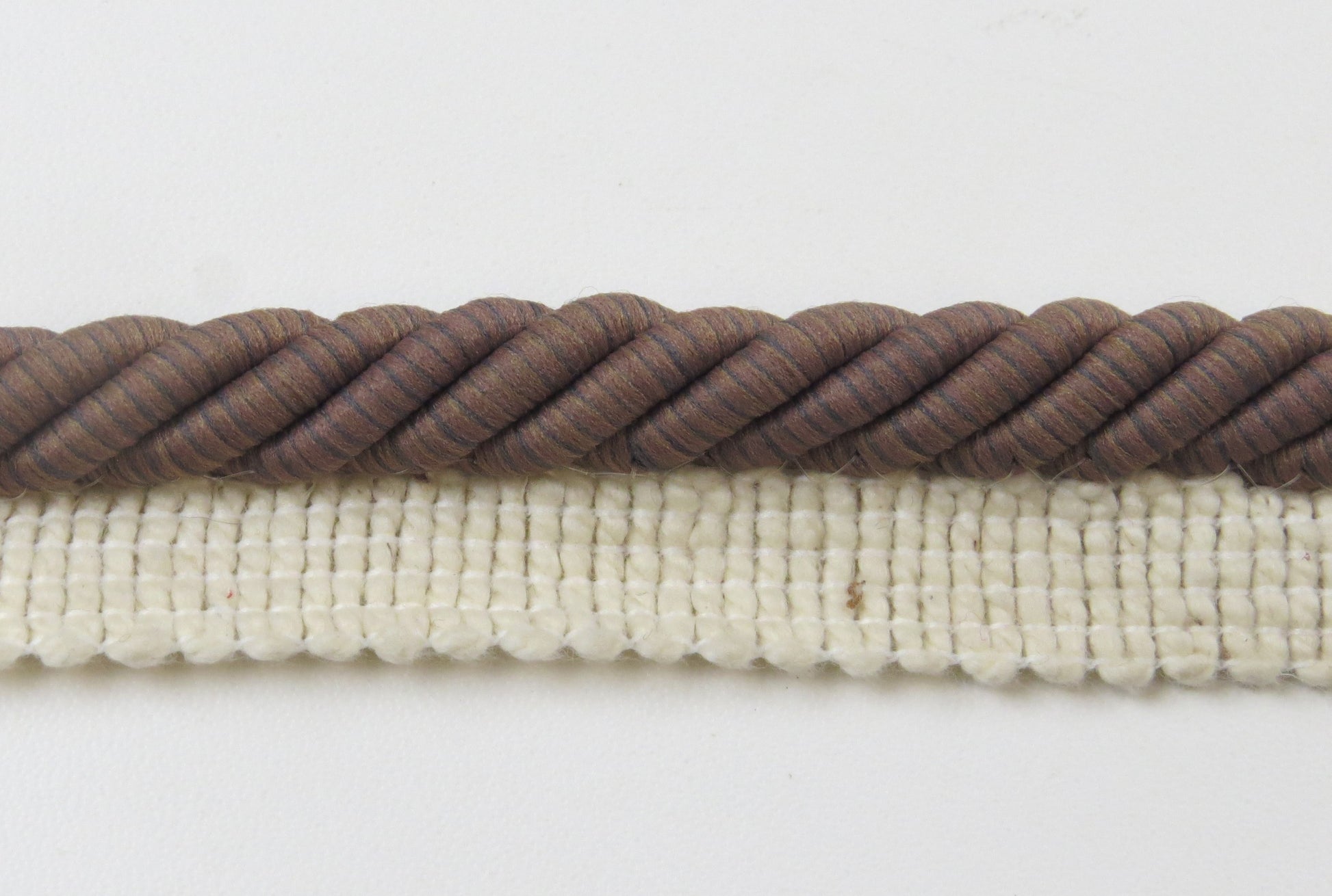 Upholstery Flanged Cord - Brown