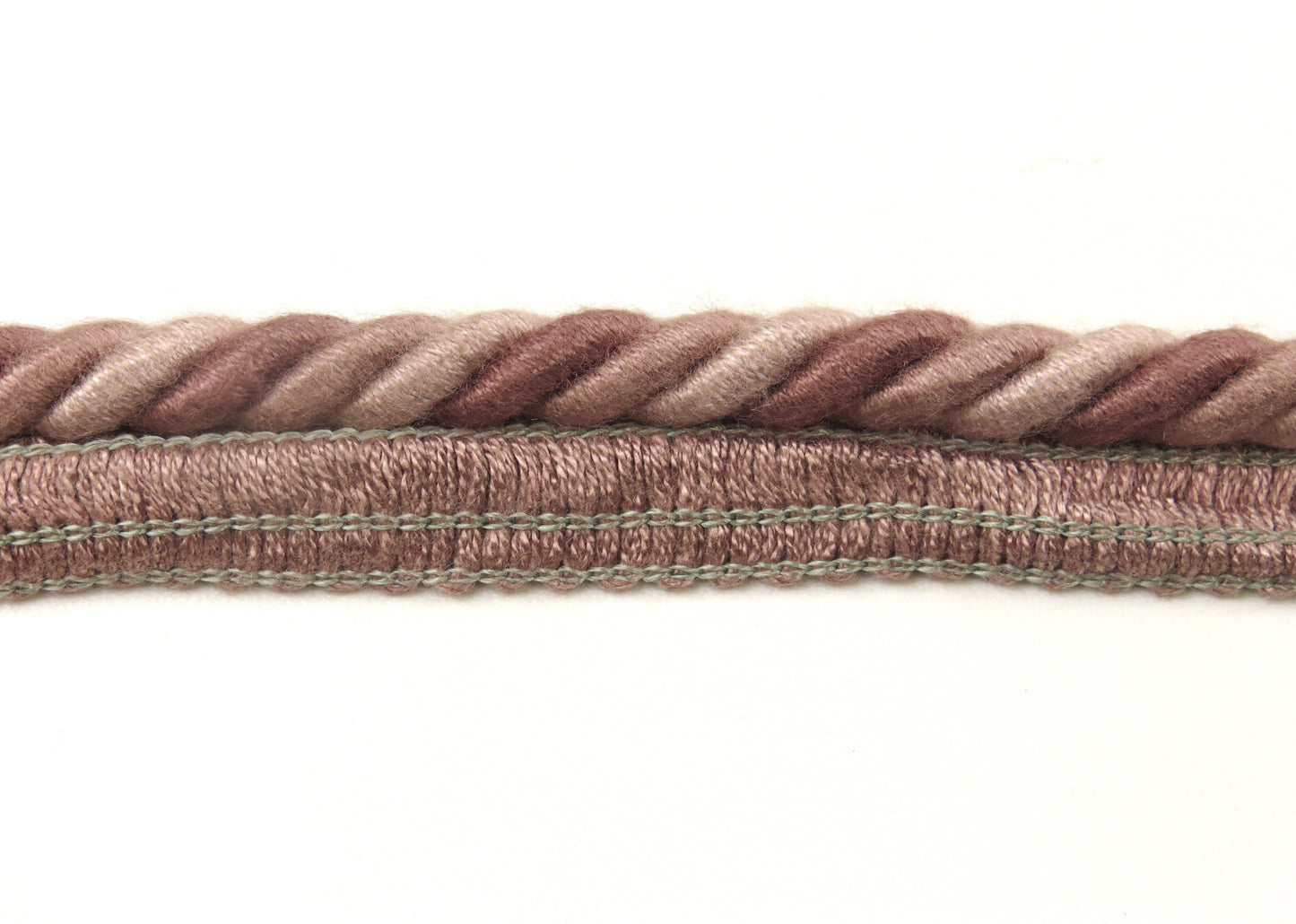 Upholstery Flanged Cord - Mixed Pink - Soft Options upholstery trim