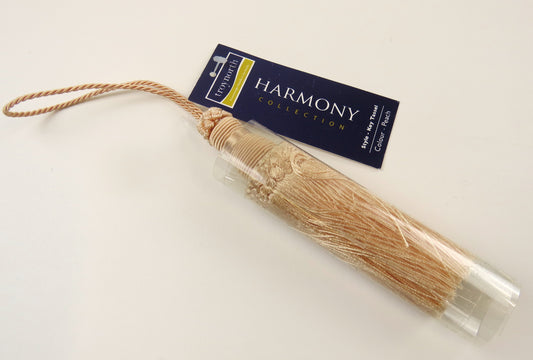Harmony Collection Peach Key Tassel - Soft Options upholstery trim