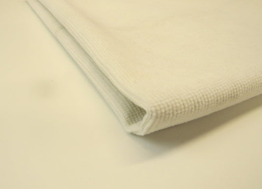 Plain White Chenille Upholstery Fabric