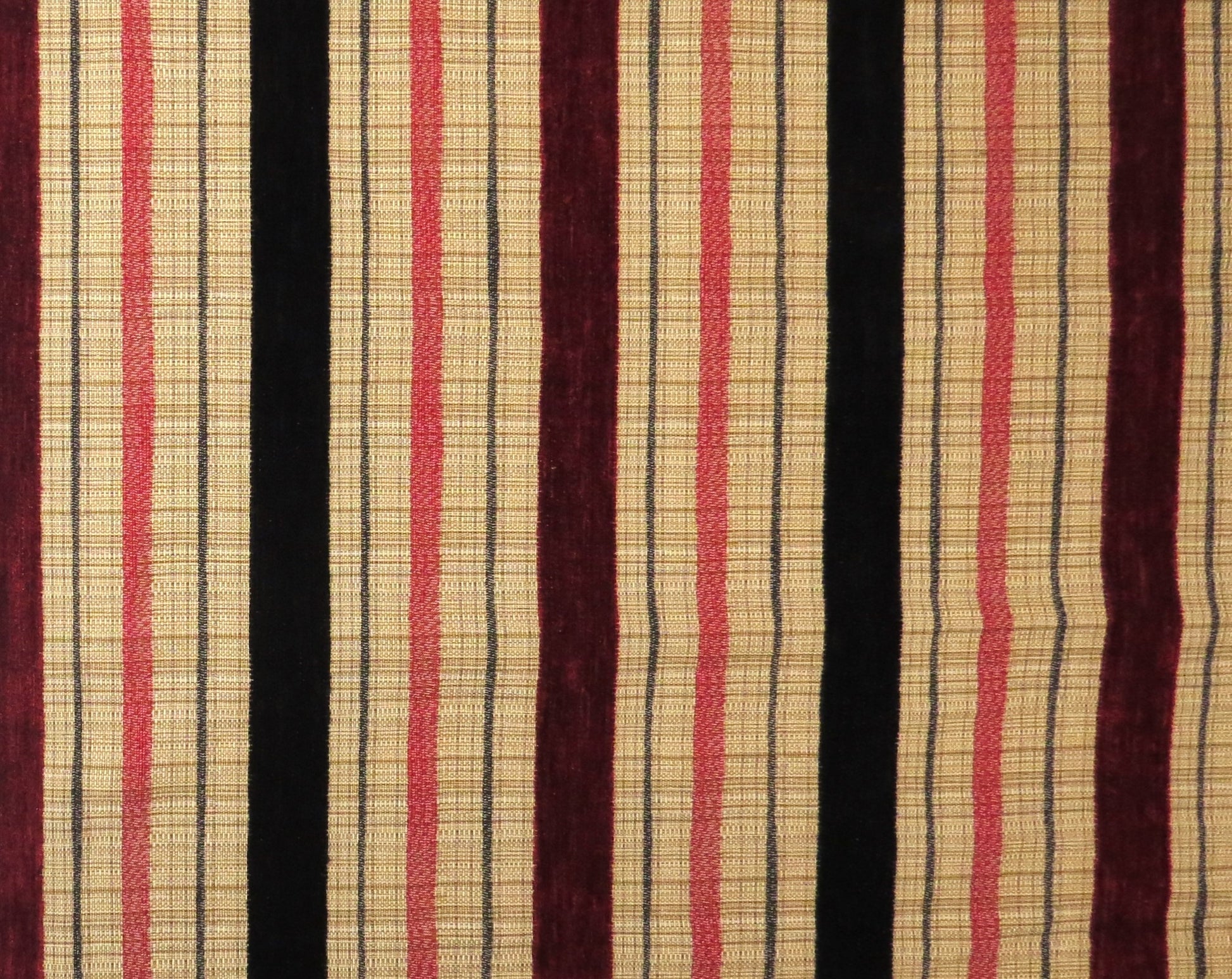 Mixed Stripe Chenille Upholstery Fabric