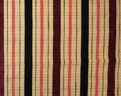 Mixed Stripe Chenille Upholstery Fabric - Soft Options upholstery trim