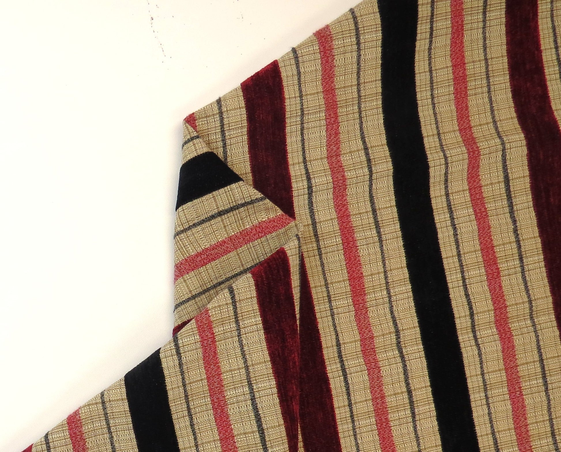 Mixed Stripe Chenille Upholstery Fabric