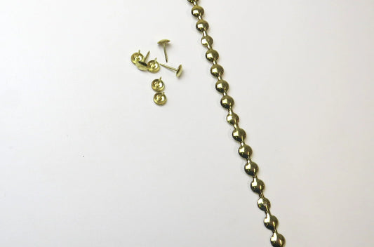 10Mm Gold Decorative Studs - Soft Options upholstery trim