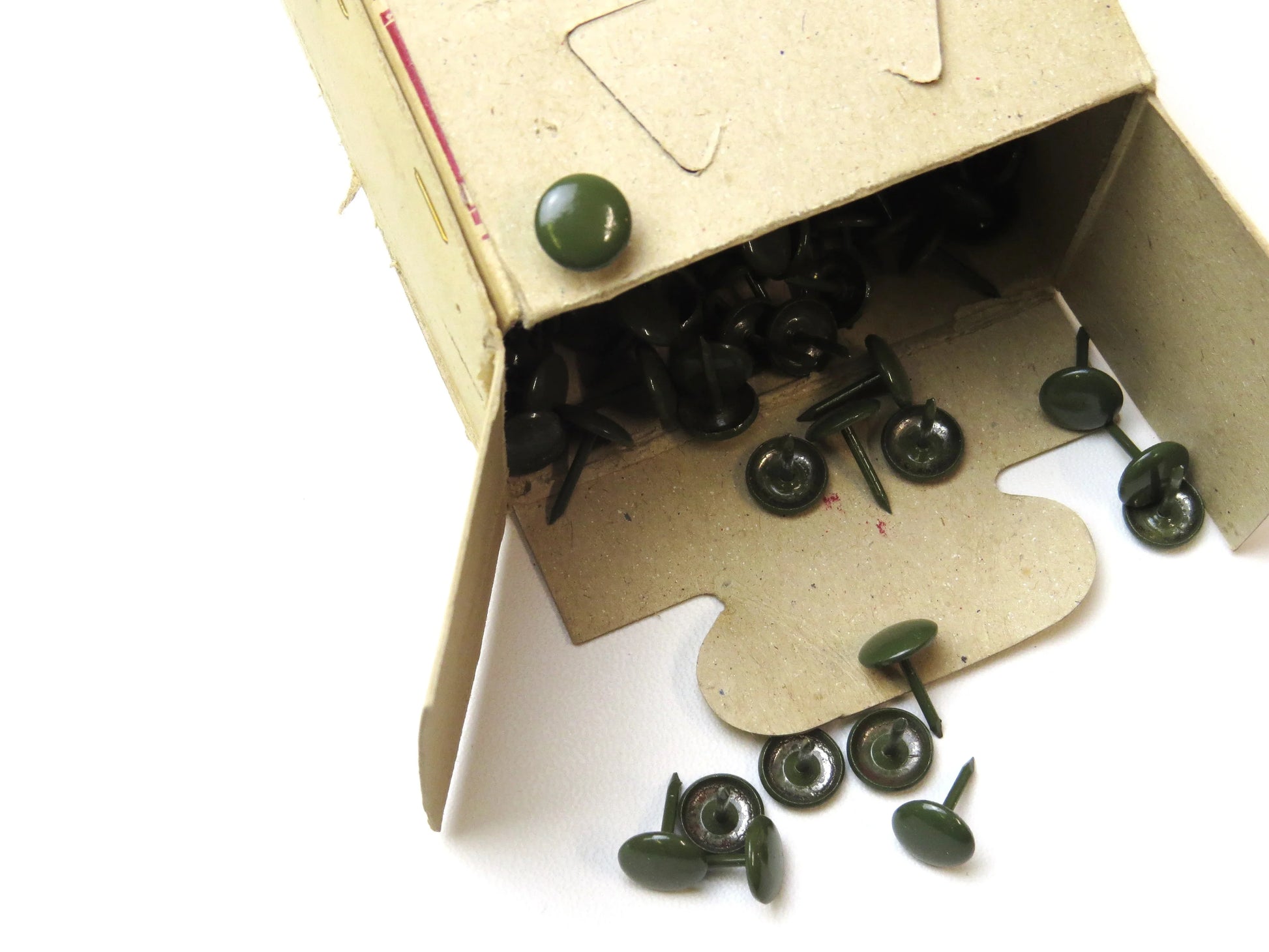 10Mm Olive Green Decorative Studs