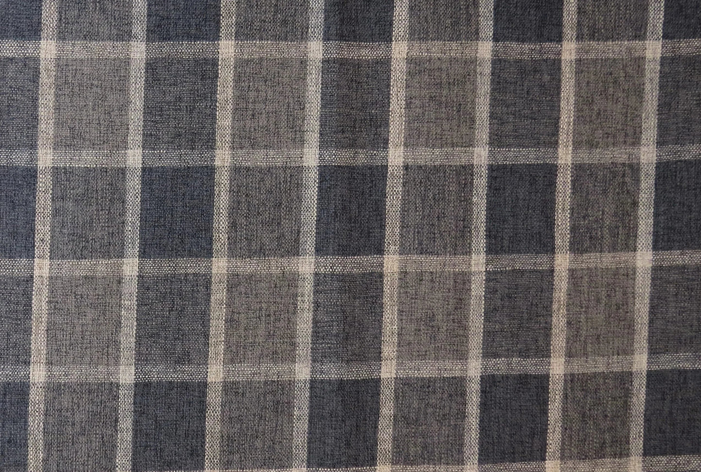 Beaumont Check Charcoal - Soft Options upholstery trim
