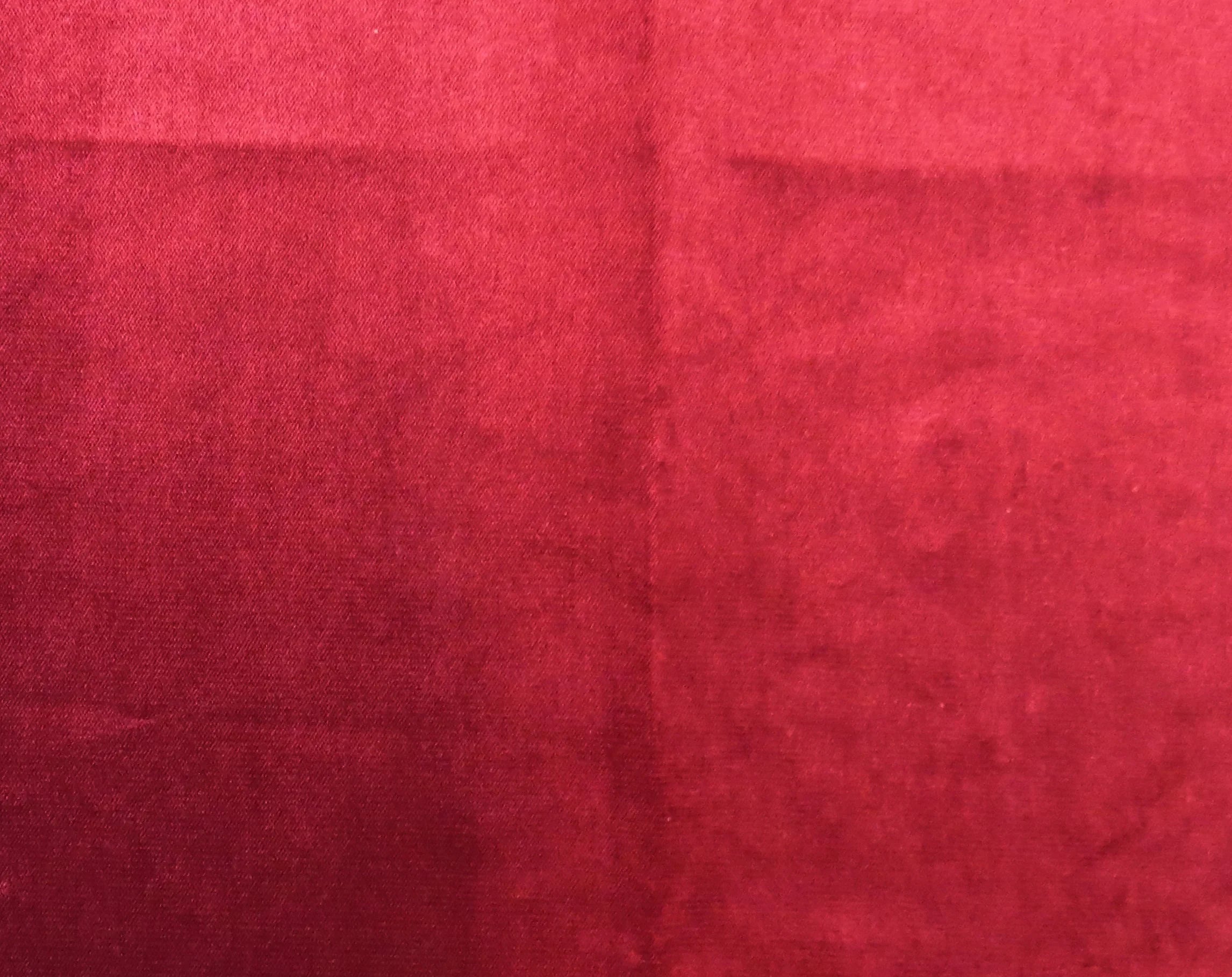 Malta Velvet Dralon Red - Soft Options upholstery trim Soft Options Fabric Supplies