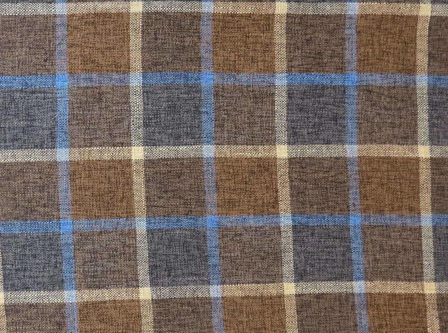 Beaumont Check Saddle - Soft Options upholstery trim