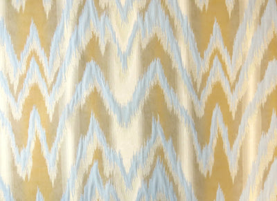 Renaissance Blue Gold Flame - Soft Options upholstery trim