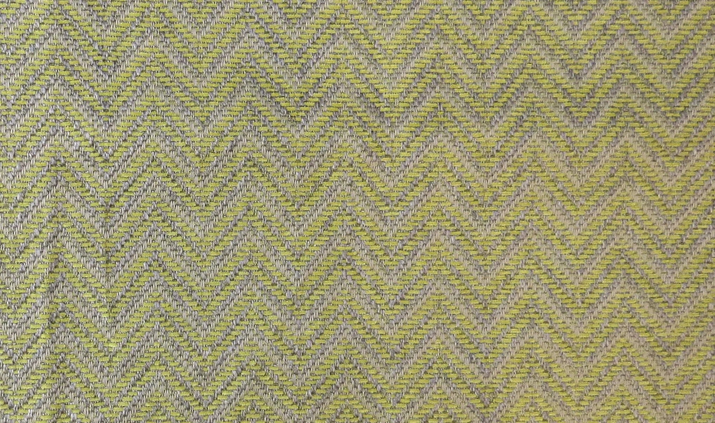 Green Silver Herringbone - Soft Options upholstery trim