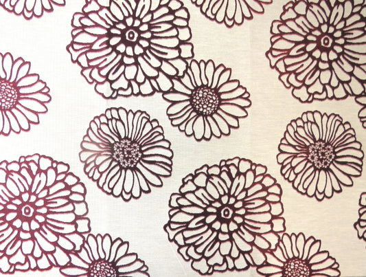 Chrysanthemum Bordeux - Soft Options upholstery trim