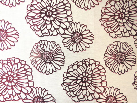 Chrysanthemum Bordeux - Soft Options upholstery trim