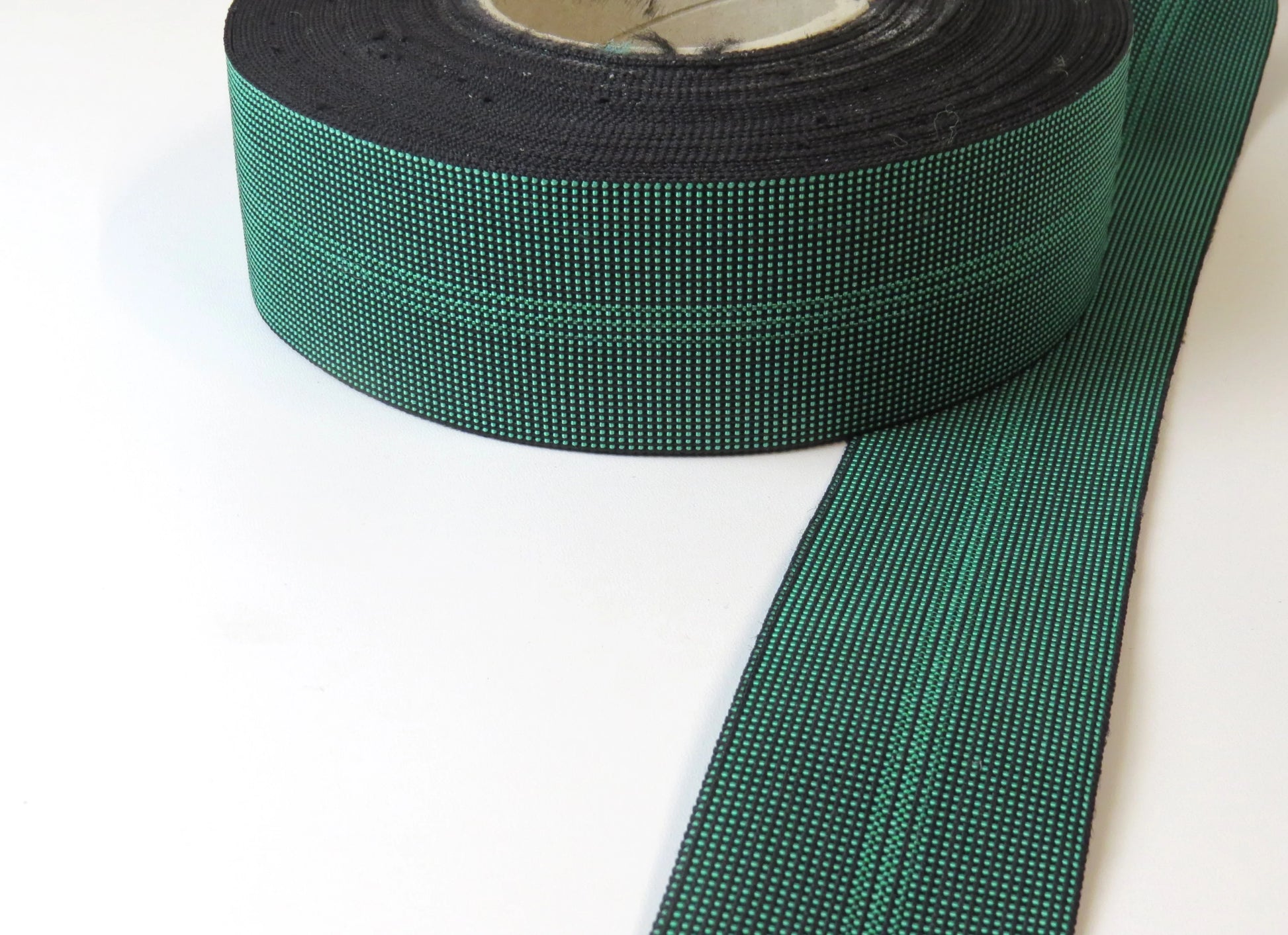 Green Elasticated Webbing