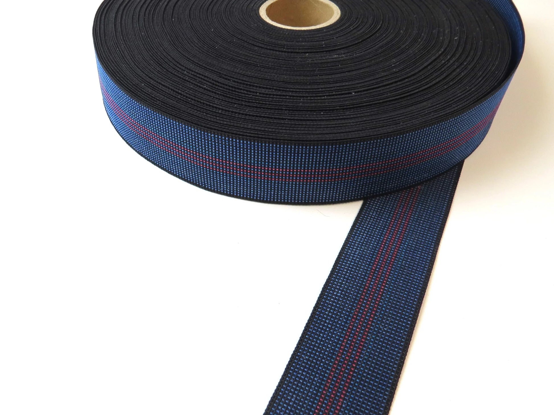 Blue Elasticated Webbing